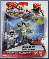 Graphite Ranger from Power Rangers Dino Super Charge - Dino Drive manufactured by Bandai [Front]