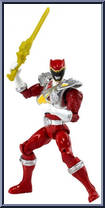 Red Ranger from Power Rangers Dino Super Charge - Dino Drive manufactured by Bandai [Loose]