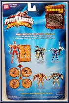 Black Quadro-Battlized Power Ranger from Power Rangers Dino Thunder - Quadro-Battlized manufactured by Bandai [Back]