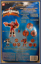 Blue Quadro Super-Battlized Power Ranger from Power Rangers Dino Thunder - Quadro-Battlized manufactured by Bandai [Back]
