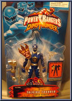 Blue Talking Thunder Power Ranger from Power Rangers Dino Thunder - Talking manufactured by Bandai [Front]