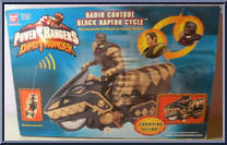 Radio Control Black Raptor Cycle from Power Rangers Dino Thunder - Radio Control manufactured by Bandai [Back]