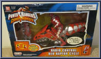 Radio Control Red Raptor Cycle from Power Rangers Dino Thunder - Radio Control manufactured by Bandai [Front]