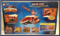 Red Raptor Cycle from Power Rangers Dino Thunder - Cycles manufactured by Bandai [Back]