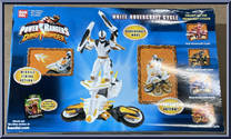 White Hovercraft Cycle from Power Rangers Dino Thunder - Cycles manufactured by Bandai [Back]