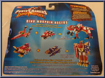 Z-Rex Morphin Racer from Power Rangers Dino Thunder - Action Racers manufactured by Bandai [Back]