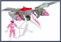 Pink Ranger & Pterodactyl Zord Action Figure