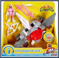 Pink Ranger & Pterodactyl Zord from Power Rangers - Vehicles manufactured by Fisher-Price [Front]