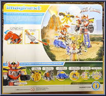 Red Ranger & T-Rex Zord from Power Rangers - Vehicles manufactured by Fisher-Price [Back]