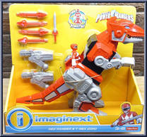 Red Ranger & T-Rex Zord from Power Rangers - Vehicles manufactured by Fisher-Price [Front]