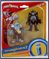 Squatt & Baboo from Power Rangers - Figure Packs manufactured by Fisher-Price [Front]
