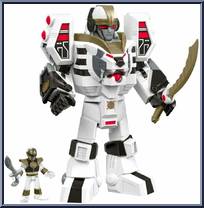 White Ranger & Warrior Mode Tigerzord Action Figure