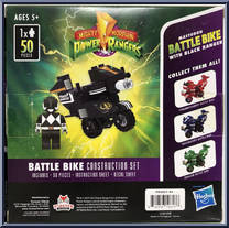 Mastodon Battle Bike with Black Ranger from Power Rangers - Battle Bikes manufactured by Forever Clever [Back]
