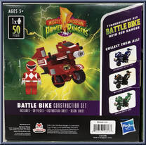 Tyrannosaurus Rex Battle Bike with Red Ranger from Power Rangers - Battle Bikes manufactured by Forever Clever [Back]