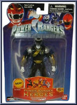 Wild Force Black Power Ranger from Power Rangers Heroes - Series 14 manufactured by Bandai [Front]