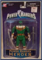 Green Ranger from Power Rangers Heroes - Series  5 manufactured by Bandai [Front]
