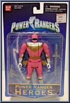 Pink Ranger from Power Rangers Heroes - Series  5 manufactured by Bandai [Front]