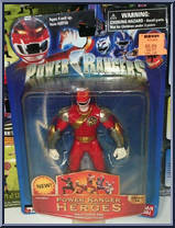 Wild Force Red Power Ranger from Power Rangers Heroes - Series 14 manufactured by Bandai [Front]