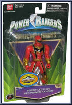 Super Legends Red Power Ranger from Power Rangers Heroes - Series 18 manufactured by Bandai [Front]