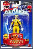 Wild Force Yellow Power Ranger from Power Rangers Heroes - Series 14 manufactured by Bandai [Front]