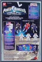 Lunar Module Pilot Alan Bean / Black Power Ranger from Power Rangers in Space - Heroes of Space manufactured by Bandai [Back]