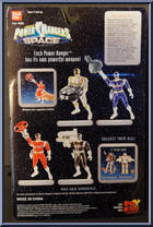 Silver Mega Launching Power Ranger from Power Rangers in Space - Mega Launching manufactured by Bandai [Back]