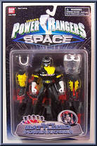 Black Battilized Power Ranger from Power Rangers in Space - Battilized manufactured by Bandai [Front]