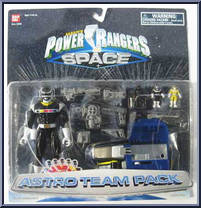 Black Ranger / Mega Tank from Power Rangers in Space - Astro Team Packs manufactured by Bandai [Front]
