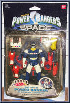 Blue Battilized Power Ranger from Power Rangers in Space - Battilized manufactured by Bandai [Front]