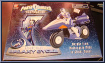 Deluxe Blue Galaxy Cycle from Power Rangers in Space - Galaxy Cycles manufactured by Bandai [Front]