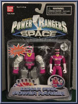 Lunar Pink Power Ranger from Power Rangers in Space - Lunar Rangers manufactured by Bandai [Front]