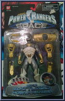 Silver Battilized Power Ranger from Power Rangers in Space - Battilized manufactured by Bandai [Front]