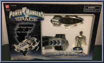 Deluxe Silver Galactic Rover from Power Rangers in Space - Galactic Rovers manufactured by Bandai [Front]