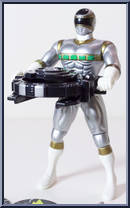 Silver Mega Launching Power Ranger Action Figure
