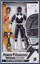 Mighty Morphin Black Ranger from Power Rangers Lightning Collection - Mighty Morphin manufactured by Hasbro [Front]
