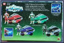 Blue Capsular Cycle from Power Rangers Lost Galaxy - Capsular Cycles manufactured by Bandai [Back]