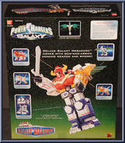 Galaxy Megazord from Power Rangers Lost Galaxy - Deluxe manufactured by Bandai [Back]