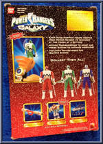 Green Auto Morphin Power Ranger from Power Rangers Lost Galaxy - Auto Morphin manufactured by Bandai [Back]