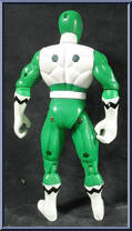 Green Blasting Power Ranger from Power Rangers Lost Galaxy - Blasting manufactured by Bandai [Loose]