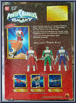 Red Auto Morphin Power Ranger from Power Rangers Lost Galaxy - Auto Morphin manufactured by Bandai [Back]
