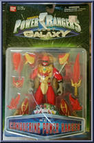 Red Conquering Power Ranger from Power Rangers Lost Galaxy - Conquering manufactured by Bandai [Front]