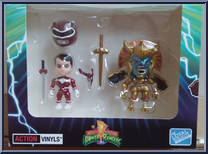Red Ranger (Metallic) vs Goldar from Power Rangers - Exclusives manufactured by Loyal Subjects [Front]