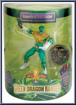 Limited Edition Green Dragon Ranger from Power Rangers Megaforce - Basic Series manufactured by Bandai [Front]