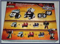 Lion Mechazord and Robo Knight Power Ranger from Power Rangers Megaforce - Vehicles manufactured by Bandai [Back]