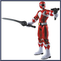 Metallic Force Mighty Morphin Red Ranger from Power Rangers Megaforce - Basic Series manufactured by Bandai [Loose]