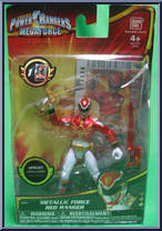 Metallic Force Red Ranger from Power Rangers Megaforce - Basic Series manufactured by Bandai [Front]