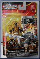 Ultra Black Ranger from Power Rangers Megaforce - Basic Series manufactured by Bandai [Front]