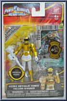 Ultra Metallic Force Yellow Ranger from Power Rangers Megaforce - Basic Series manufactured by Bandai [Front]