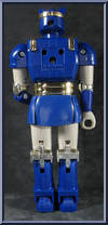 Blue Battle Borg from Power Rangers Mighty Morphin - Battle Borgs manufactured by Bandai [Loose]