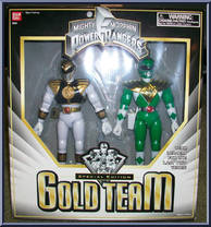 Special Gold Edition Team (White & Green Rangers) Action Figure
